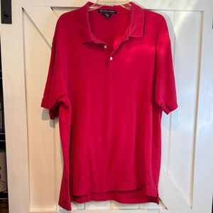 Devon & Jones Men's Bright Pink Short-Sleeve Polo